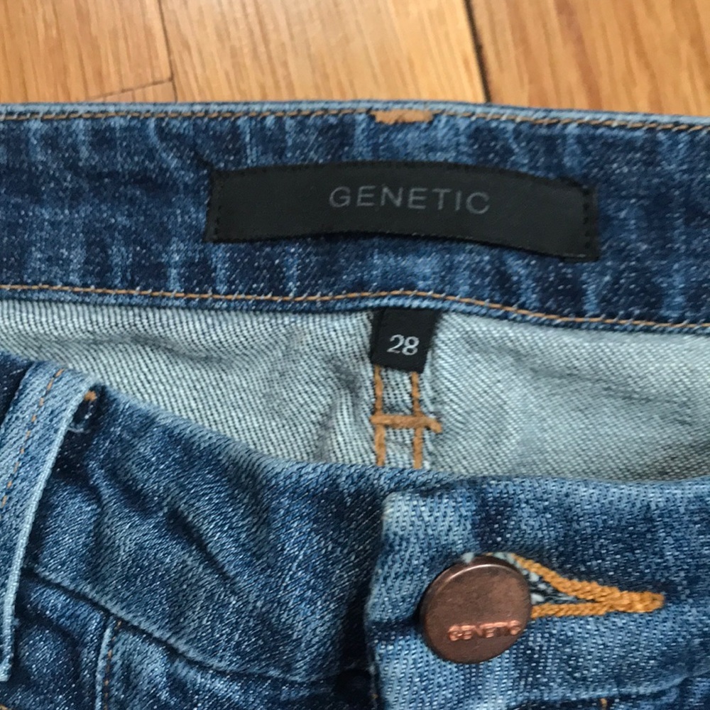 Genetic Bardot Jeans with Patched Front Pockets - Picture 6 of 7